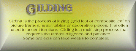 Follow this link to our Gilding technique page