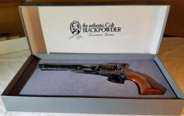 1861 navy colt in the box